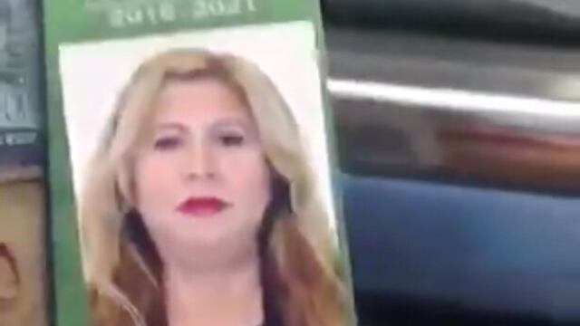 Credencial de la diputada Juana Carrillo.