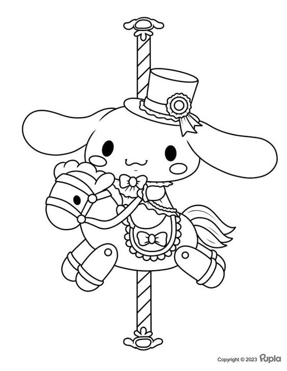 Dibujos de Cinnamoroll para colorear