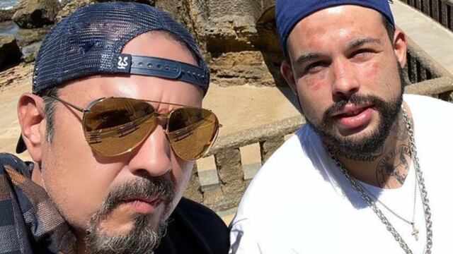 Pepe Aguilar y su hijo Emiliano Aguilar