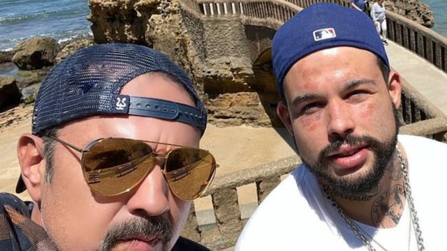 Pepe Aguilar y su hijo Emiliano Aguilar