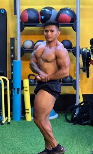 Justyn Vicky, fisicoculturista