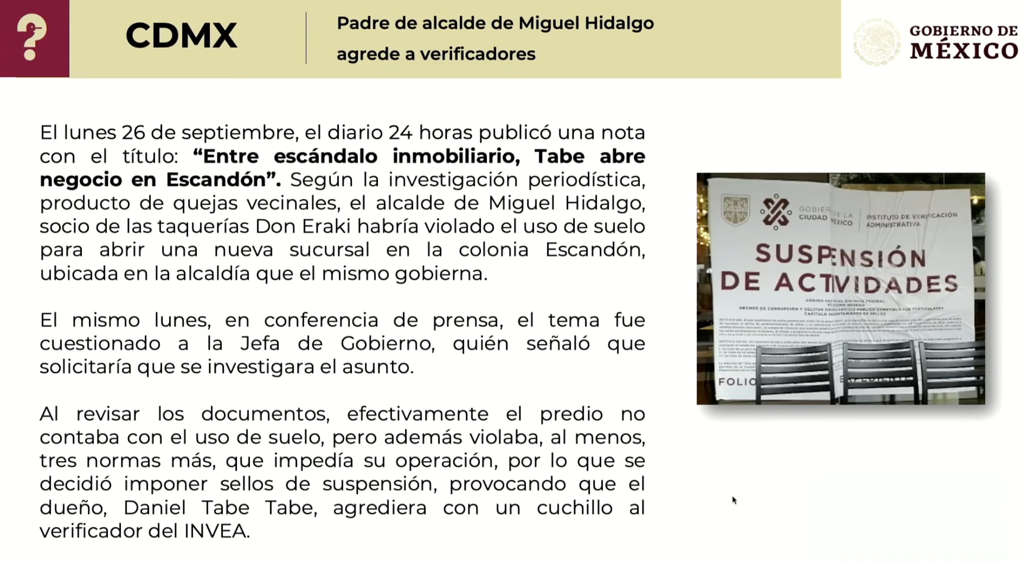 Quién es quién en las 5 mentiras de la semana de hoy 28 de septiembre