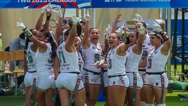 México derrotó a Estados Unidos y se colgó la medalla de oro en flag football de los World Games 2025.