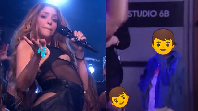 Shakira estuvo acompañada por sus hijos Milan y Sasha el show de Jimmy Fallon