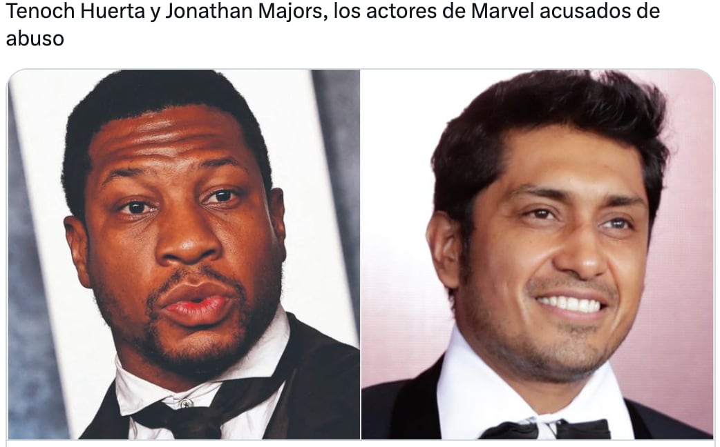 Tenoch Huerta es comparado con Jonathan Majors tras acusaciones