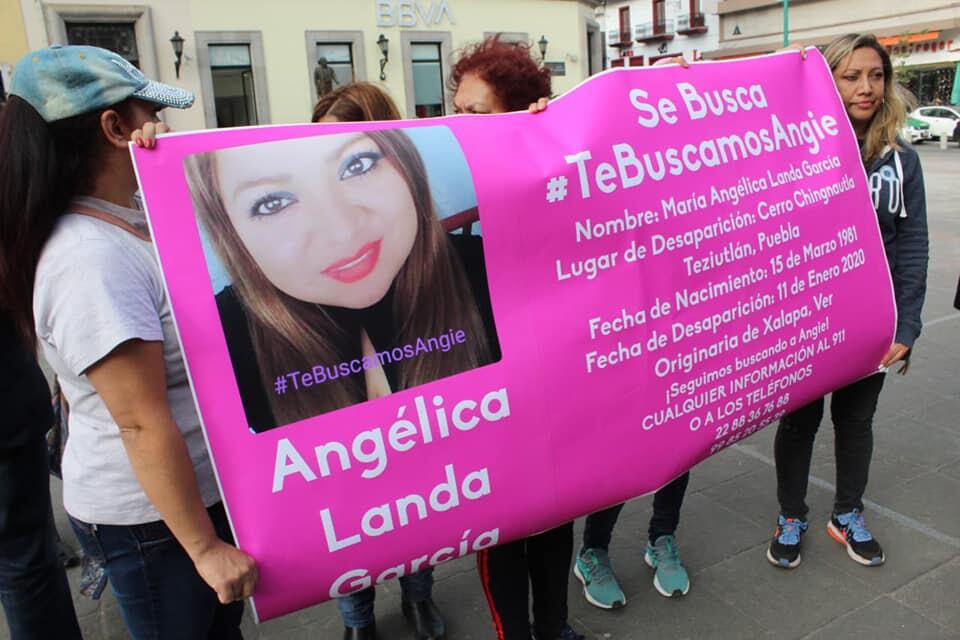 Protesta en Veracruz por aparición de Angélica.