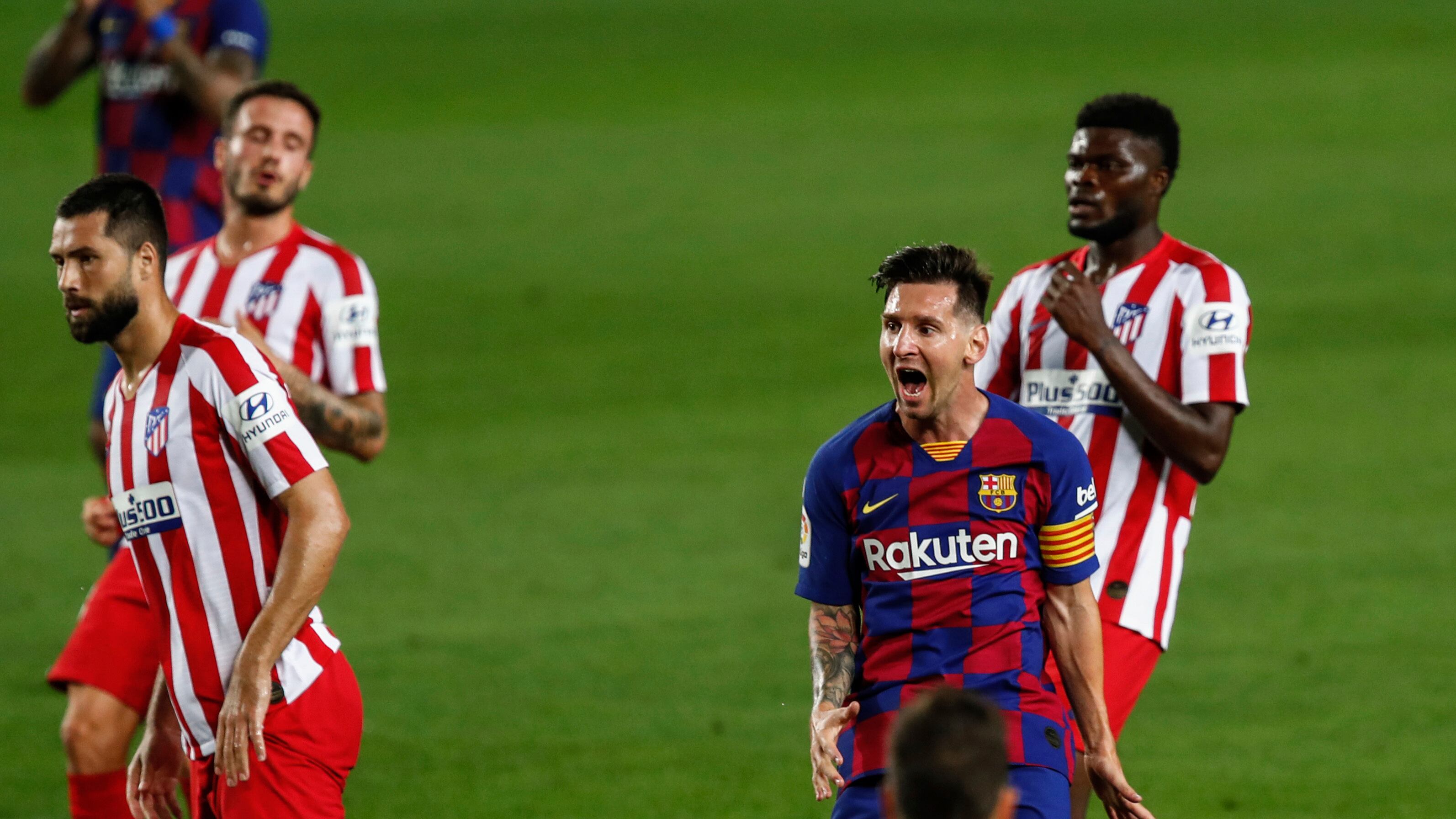 Pese a gol 700 de Messi, Barcelona deja ir La Liga tras empatar con el Atlético