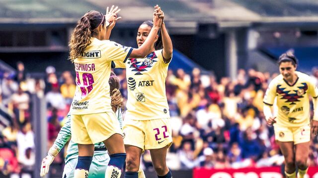 América goleo a Necaxa en el Azteca