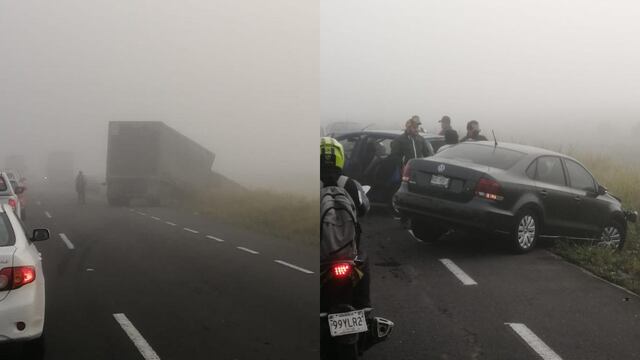¿Qué pasó en Minatitlán, Veracruz? Banco de niebla provoca carambola de casi 20 autos