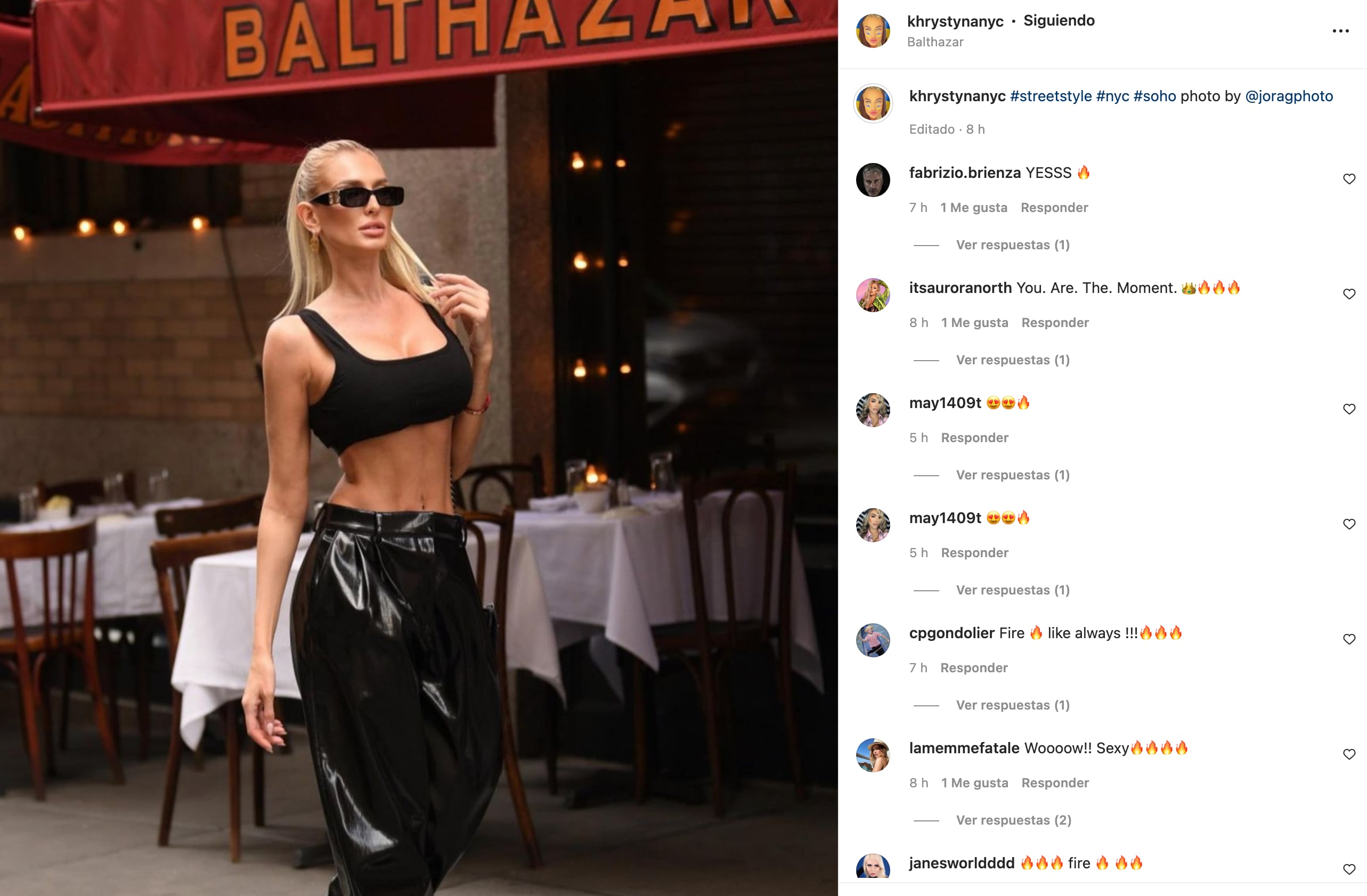 Khrystyna, modelo que estuvo con Checo Pérez