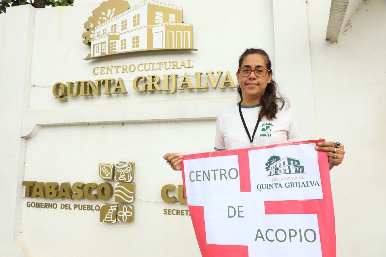 Gobierno del pueblo abre dos centros de acopio para familias afectadas en Veracruz.
