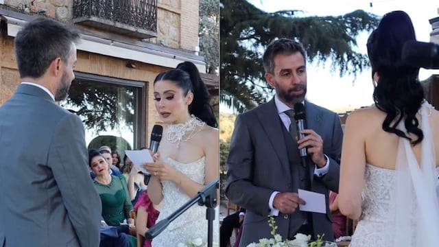 El mensaje que Lupita Villalobos le dedicó a Juan Luis al casarse