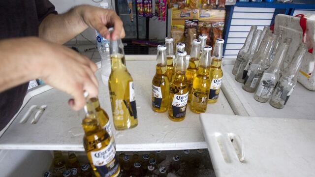 Botellas de cerveza