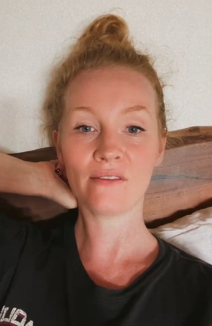 Kimberly Van Der Beek, esposa del actor James Van Der Beek