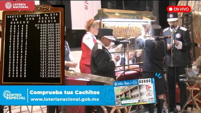 Resultados Sorteo Especial 274 de Lotería Nacional en vivo: ganadores de hoy 12 de mayo