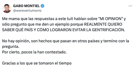 Werevertumorro en busca de una solución para evitar la gentrificación
