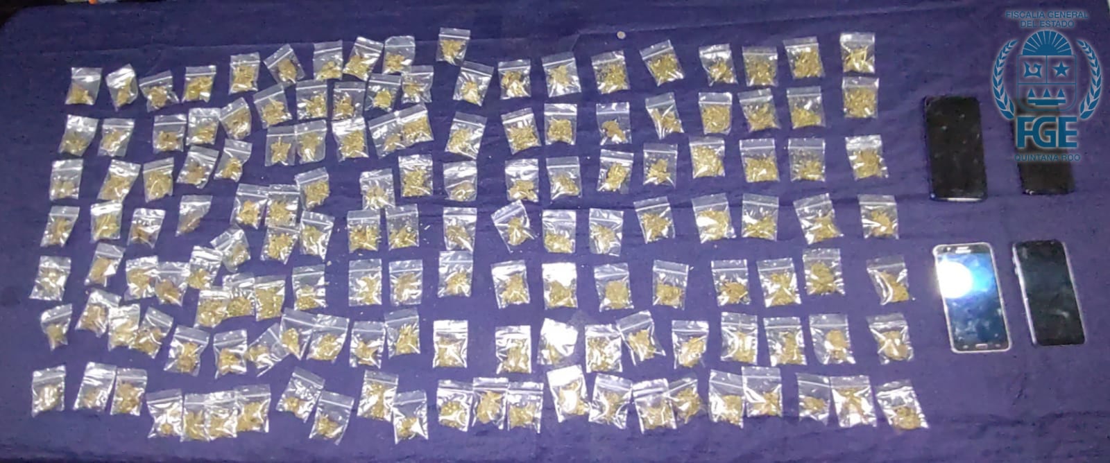 Drogas encontradas en los inmuebles cateados: FGR