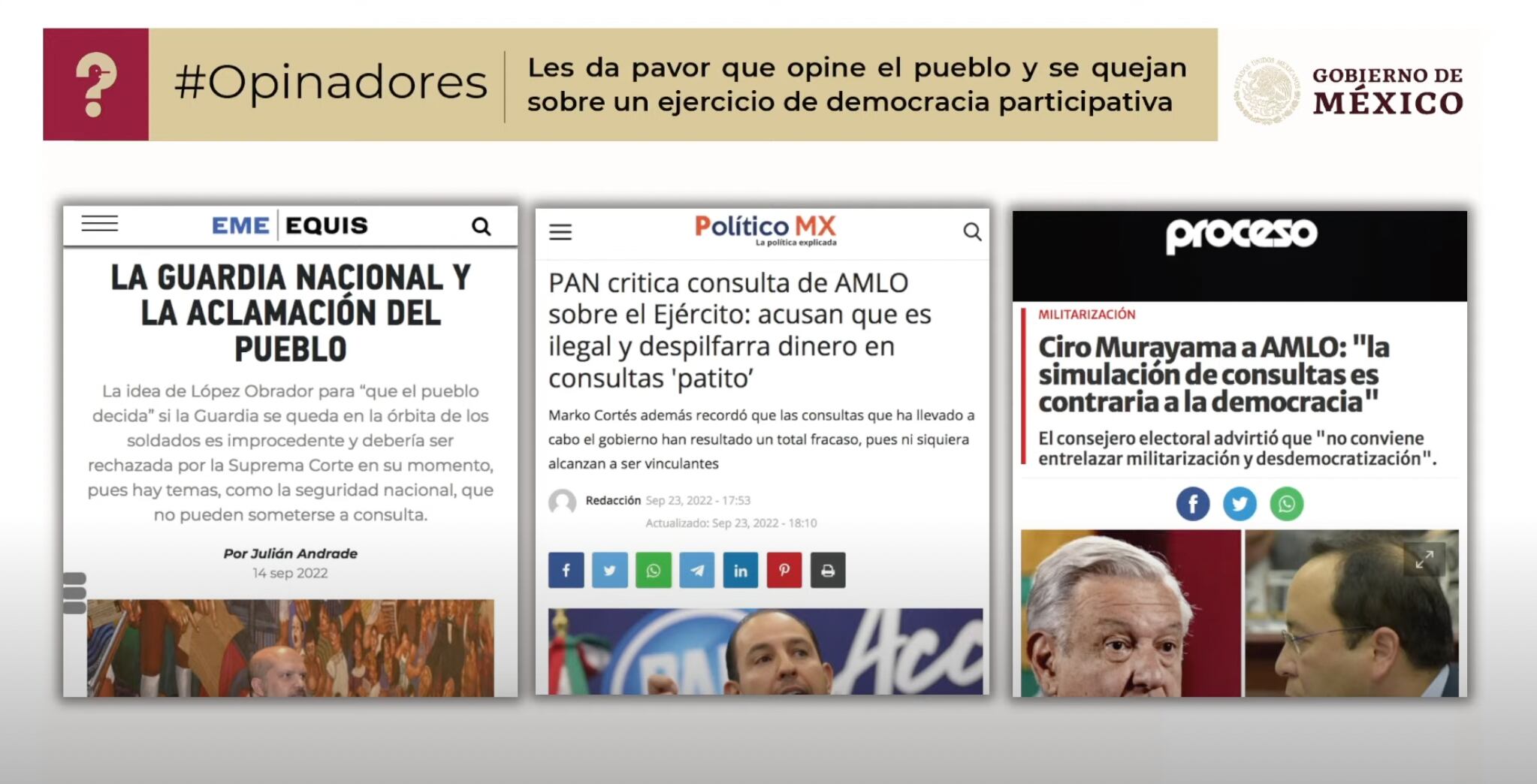 Quién es quién en las 5 mentiras de la semana de hoy 28 de septiembre