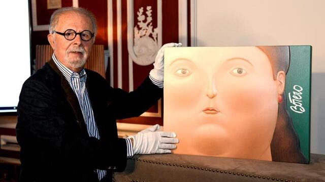 Fernando Botero, artista colombiano.