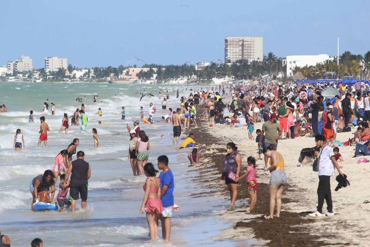 Playas en México durante pandemia de Covid-19