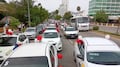 Transportistas realizan caravana vehicular en Acapulco en apoyo a Esthela Damián