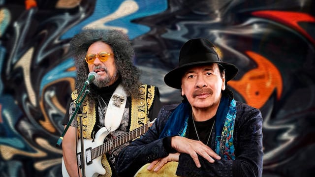 Javier Bátiz y Carlos Santana