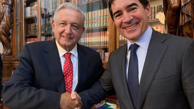 Andrés Manuel López Obrador y Carlos Torres Vila
