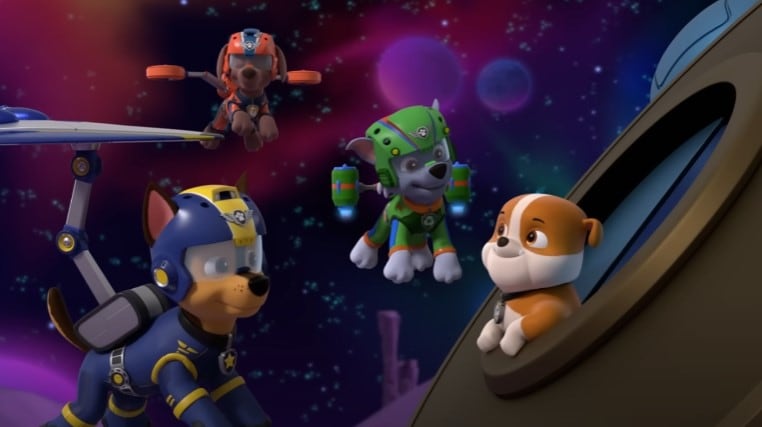 Paw Patrol rescates de espeluznantes alienígenas y fantasmas