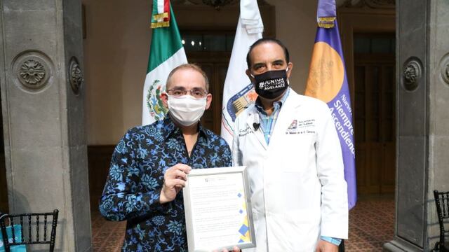 Ernesto Chavana y Manuel de la O.