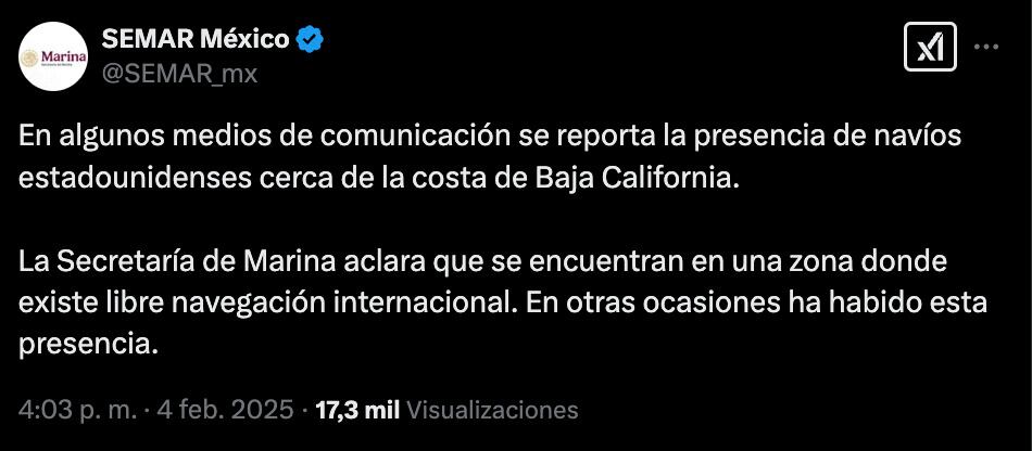 ¿Por qué hay barcos de Estados Unidos en Baja California?