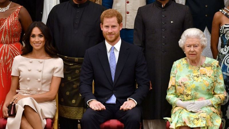 Meghan Markle, Príncipe Harry, Reina Isabel II