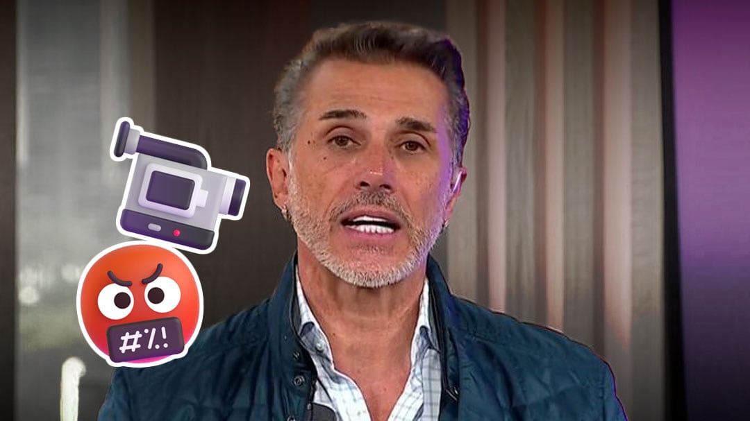 Sergio Mayer graba discusión con vecino durante transmisión en vivo