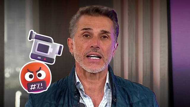 Sergio Mayer graba discusión con vecino durante transmisión en vivo