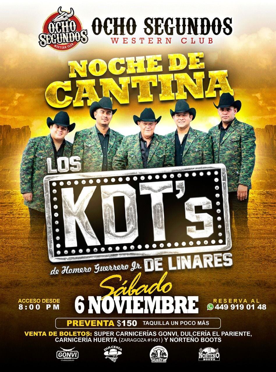 Próxima presentación de Los Cadetes de Linares