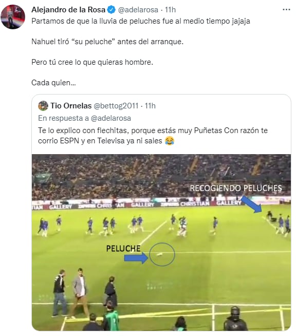 Alejandro de la Rosa sobre Nahuel Guzmán