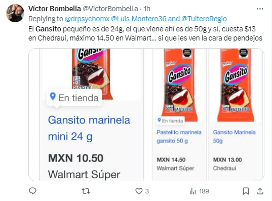 Memes por el precio del Gansito