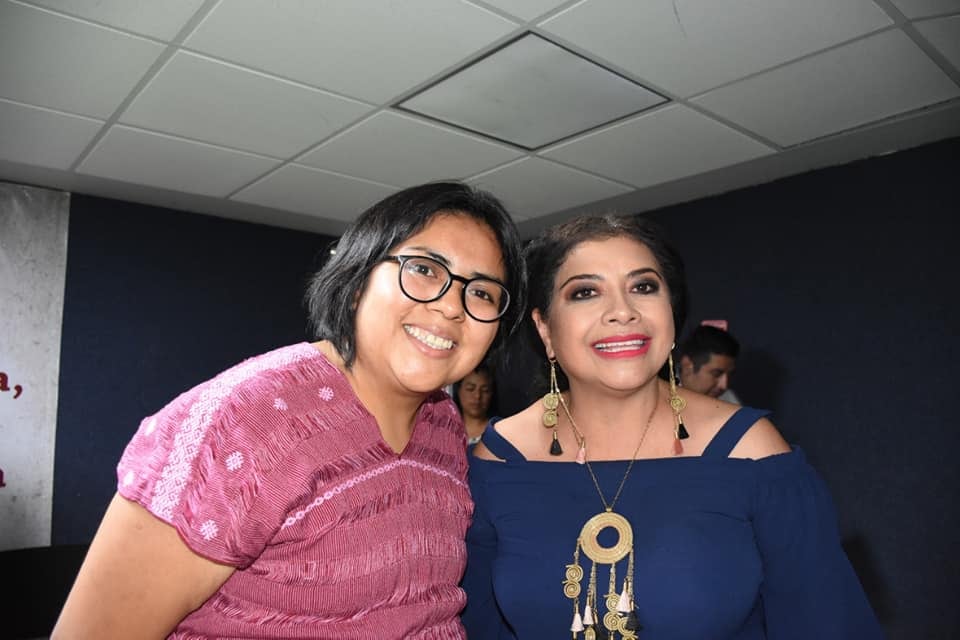 Nelly Antonia Juárez y Clara Brugada