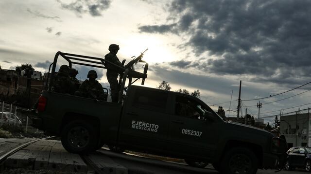 Camioneta del ejercito mexicano