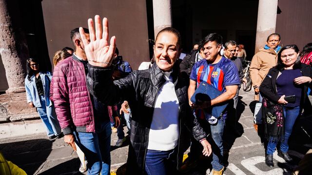 Claudia Sheinbaum reiteró en Michoacán el mensaje de la justa medianía de la 4T