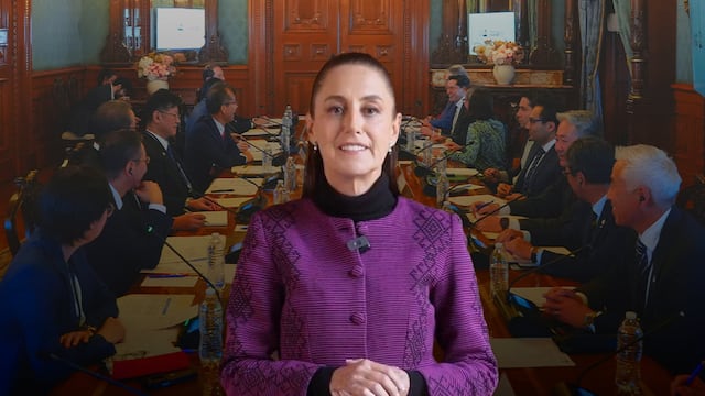 Sheinbaum recibe a Seiji Kuraishi y Kozo Honsei en Palacio Nacional