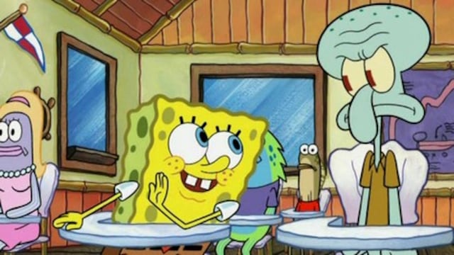 Horario escolar de Bob Esponja para imprimir