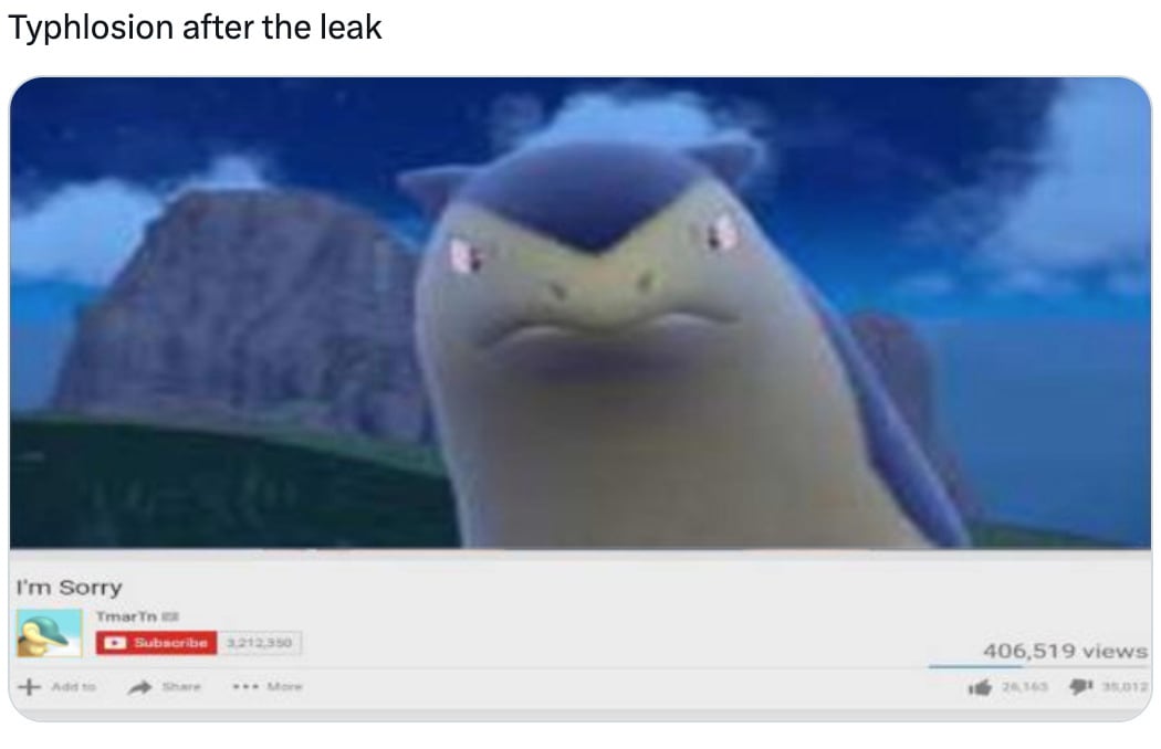 Memes perturbadores de las historias filtradas de Pokémon