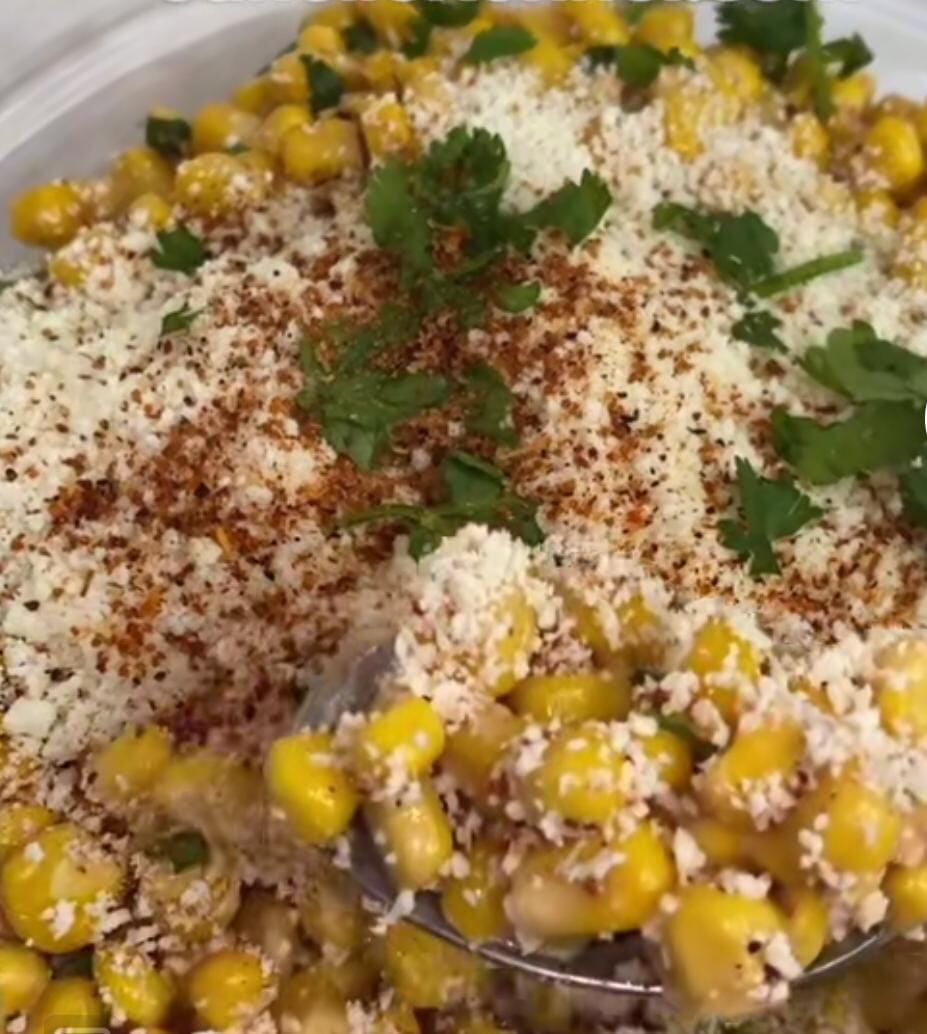 Receta de esquites extranjeros