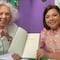 Clara Brugada aprovecha cumpleaños de Elena Poniatowska para agradecer apoyo a su campaña