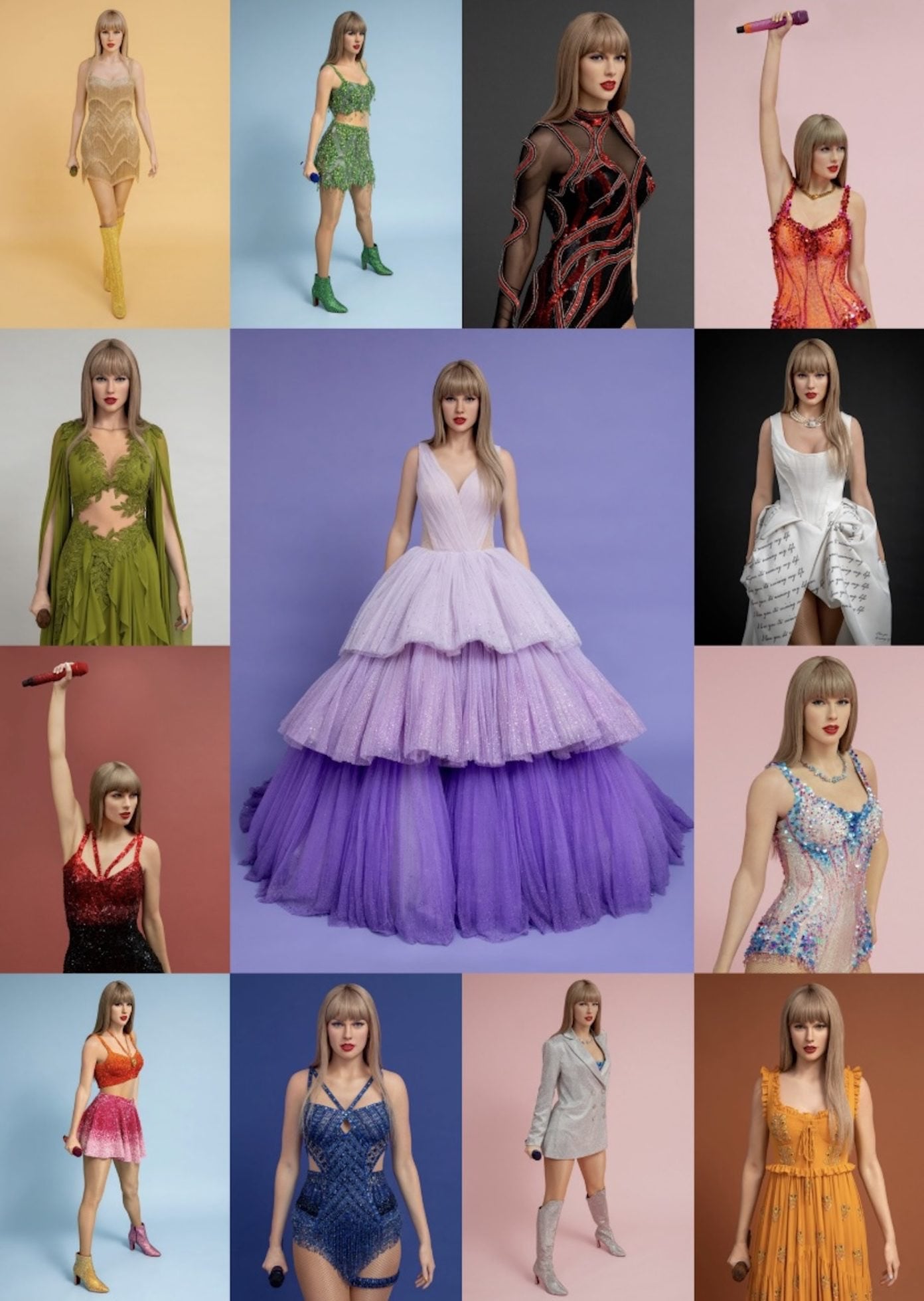 Taylor Swift tendrá una exposición global de 13 figuras de cera de Madame Tussauds