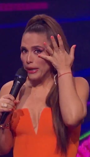 Angélica Vale llora en Juego de Voces 2024