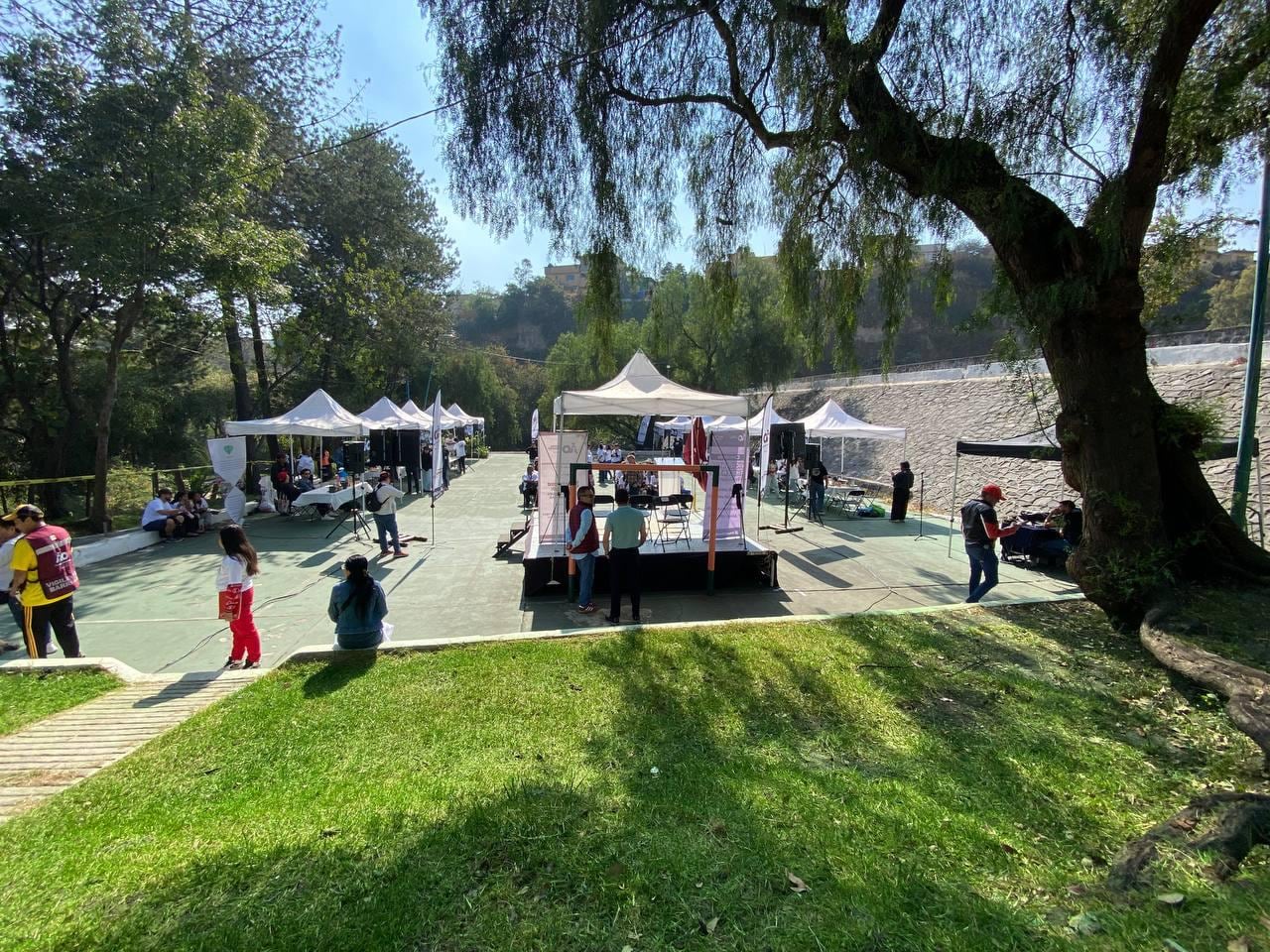 La Alcaldía Álvaro Obregón rehabilitó el Parque Ojo de Agua tras años de abandono.