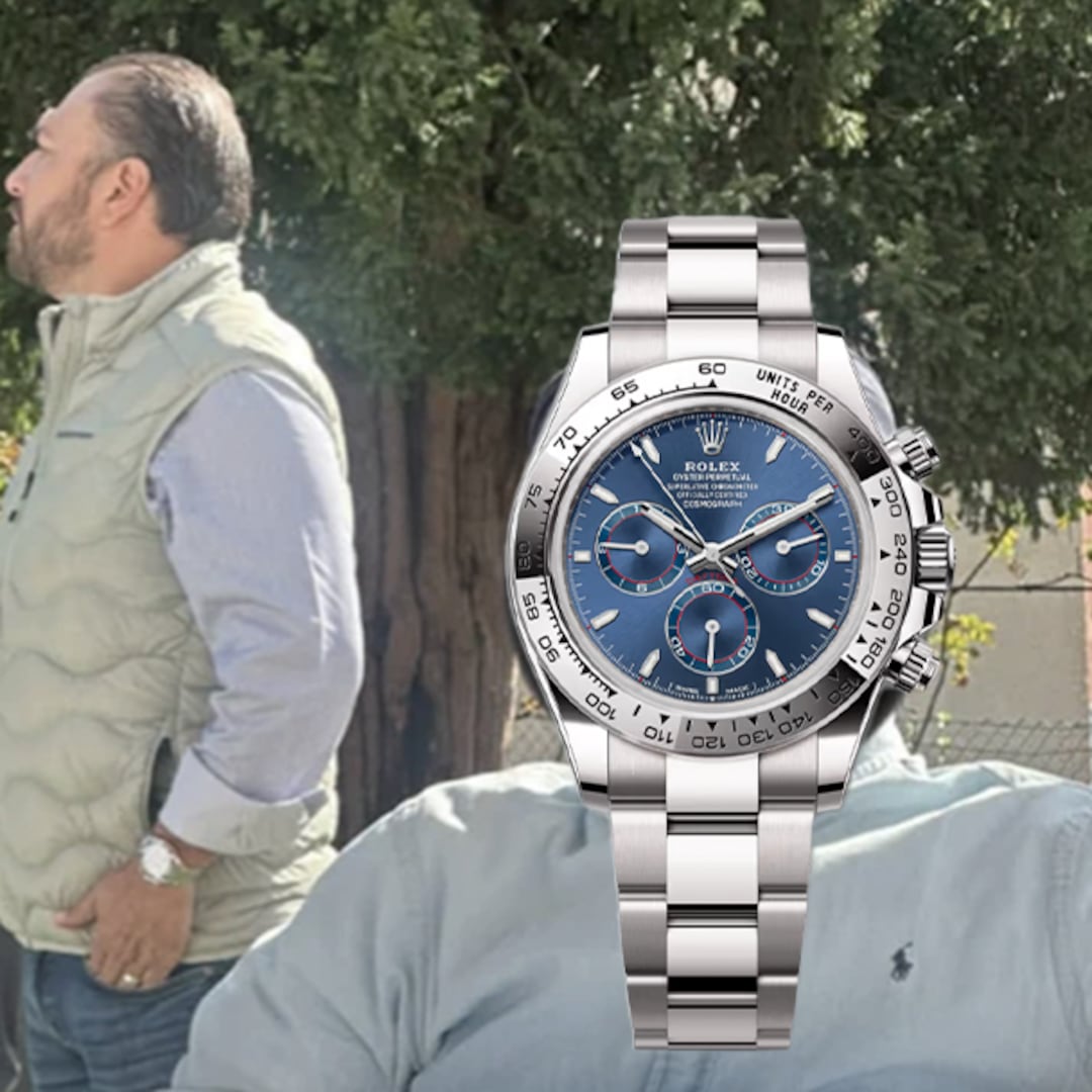 Amílcar Olán reaparece en Suiza usando un Rolex de oro blanco