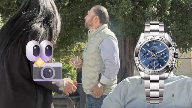 Amílcar Olán reaparece en Suiza usando un Rolex de lujo