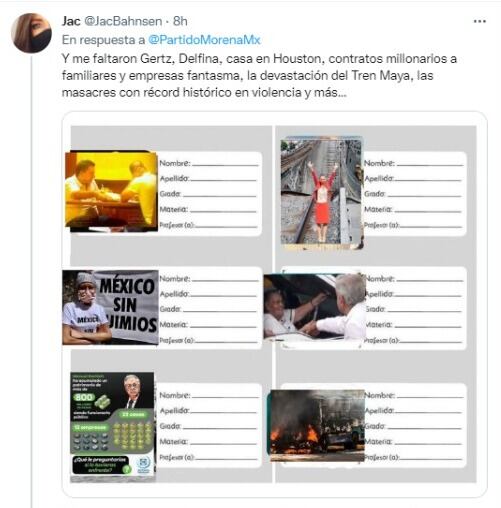 Morena lanza etiquetas de AMLO para el regreso a clases